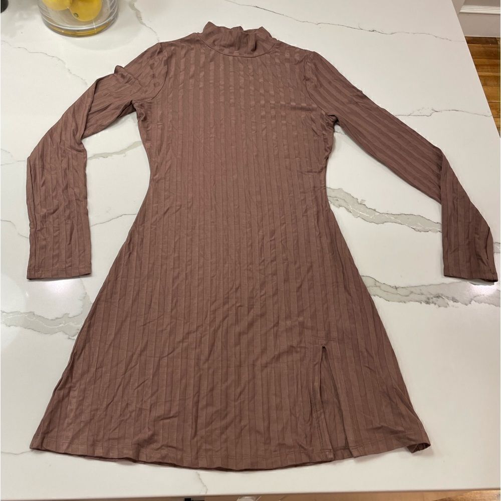 Love tree brown ribbed Dress sz S
